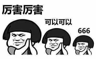 厲害厲害，可以可以，666
