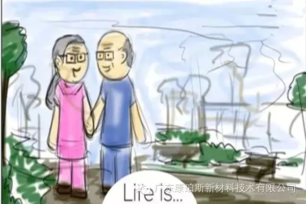 人生就是。。。 牽著老伴的手，享受屬于自己的夕陽，執(zhí)子之手，與子偕老......
