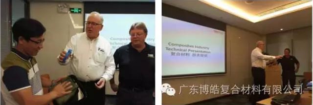 2016年9月7日，廣東博皓復合材料有限公司非常榮幸迎來了美國Stoner公司的代表們，共同慶祝廣東博皓復合材料有限公司與美國Stoner公司達成戰(zhàn)略合作伙伴關系并召開技術交流會
